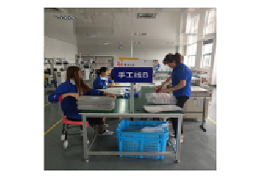 Die cutting packaging production line